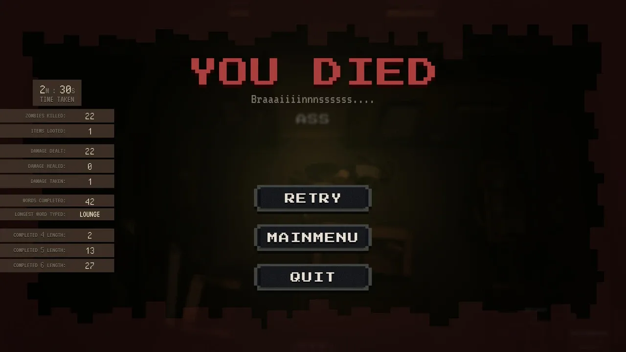 Zombie Typing