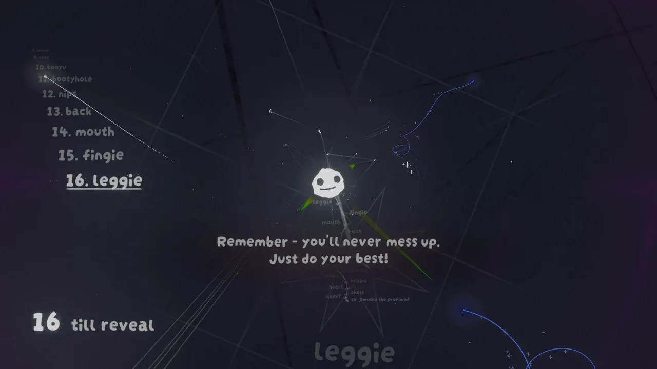 Nick's Recursive Videogame About Deciphering Word Puzzles to Discover Your Identity and Redefine the
