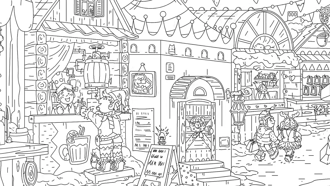 Cats Hidden in Advent Calendar