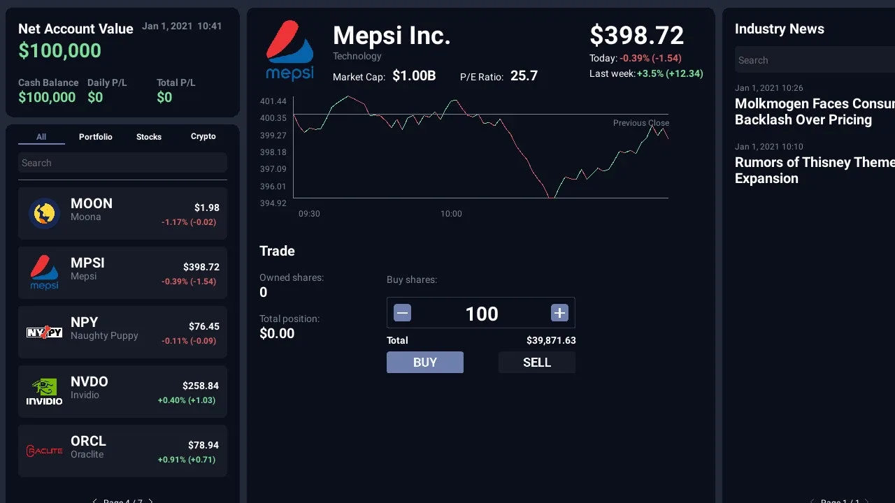 Day Trader Tycoon