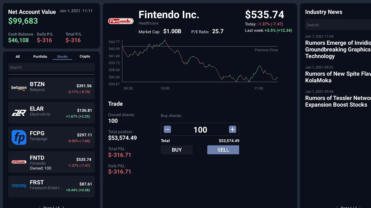 Day Trader Tycoon