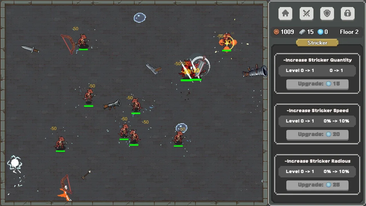 Bouncy Weapons