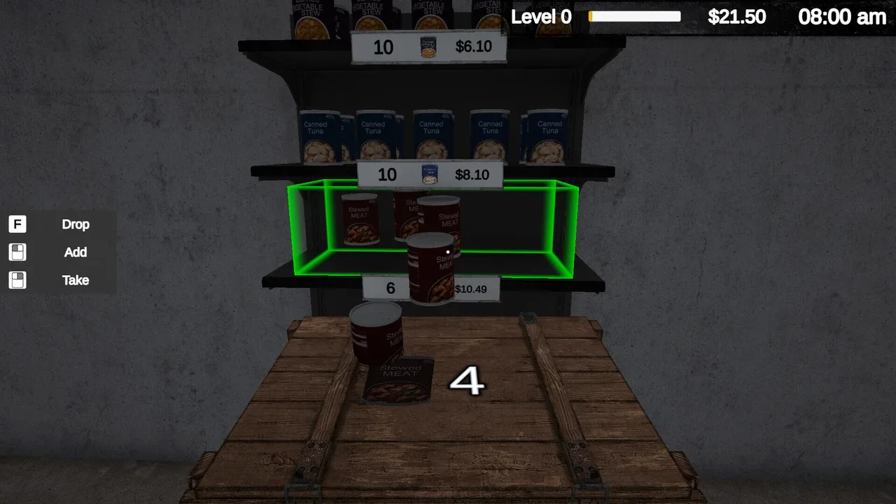 Quarantine Market Simulator