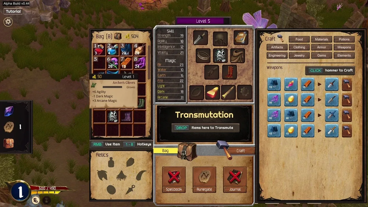 Rules of Alchemy